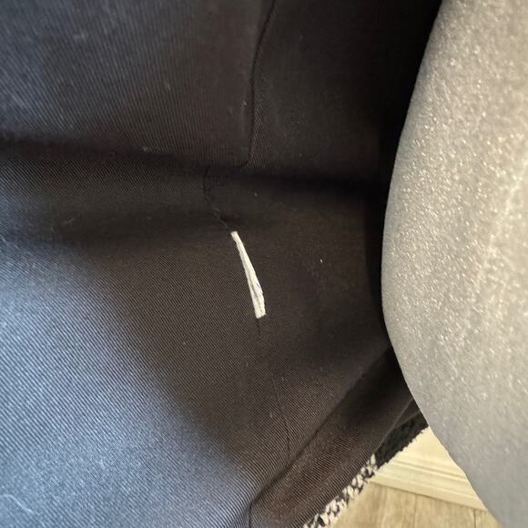 Black and White Forever 21 Premium Checkered Coat - Picture 5 of 8